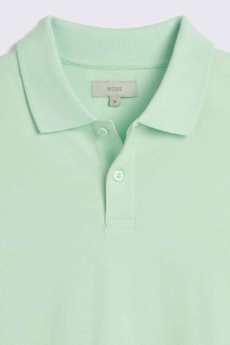 Apple Green Pique Polo Shirt