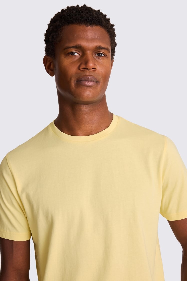 Yellow Crew-Neck T-Shirt