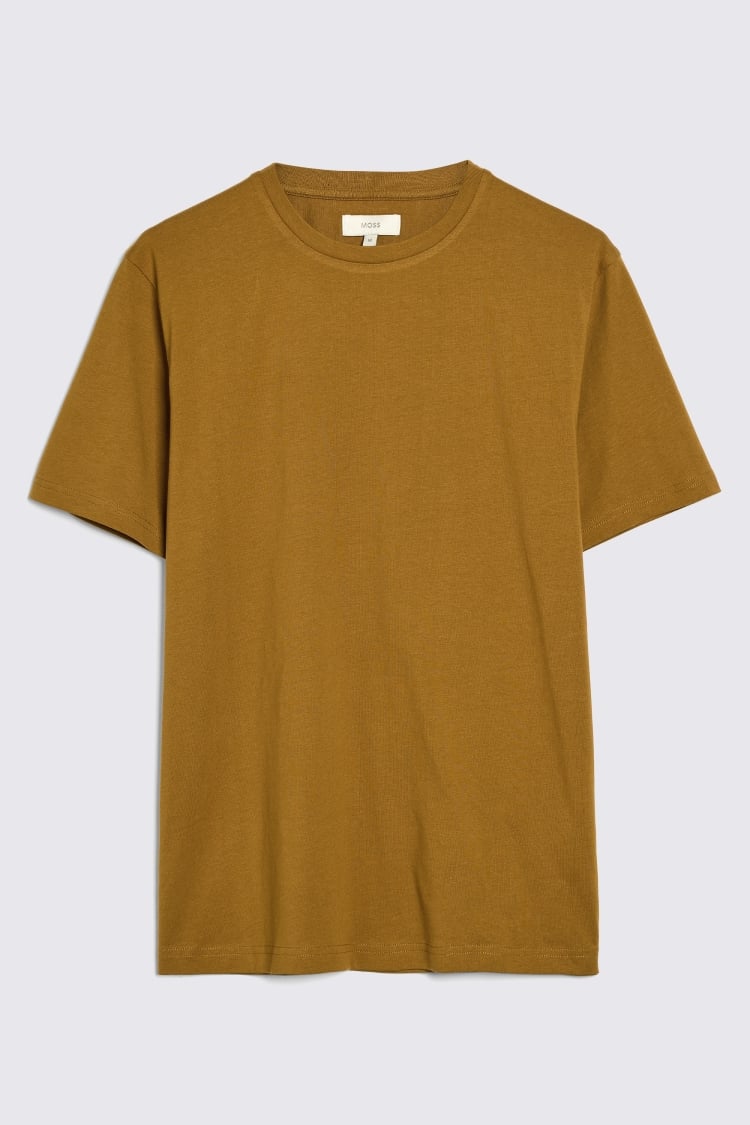 Gold Crew-Neck T-Shirt