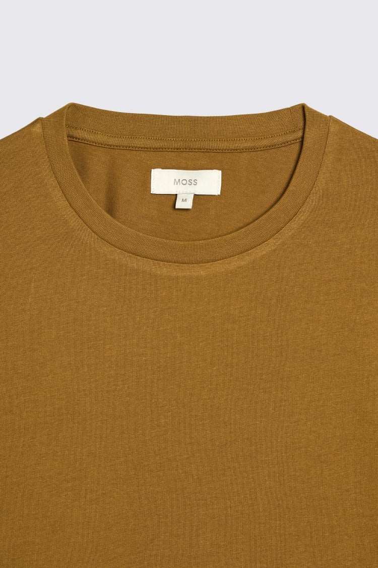 Gold Crew-Neck T-Shirt