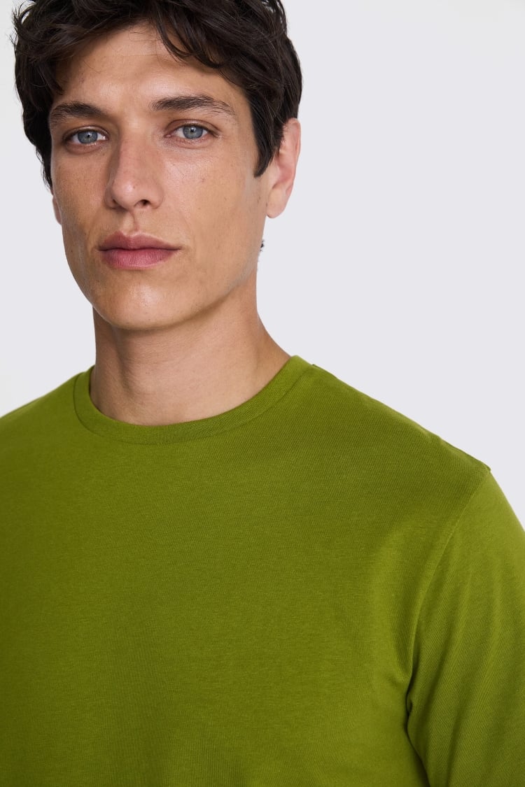 Olive Crew-Neck T-Shirt