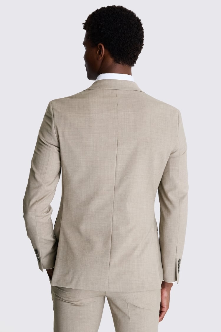 DKNY Slim Fit Taupe Suit