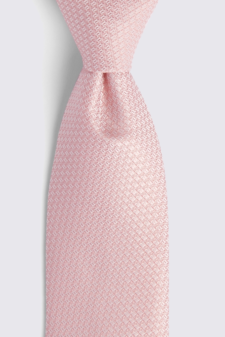 Dusty Pink Textured Tie