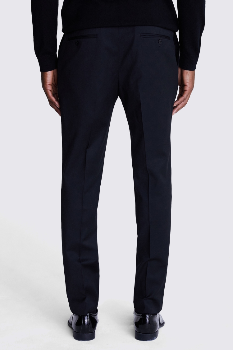 Black tuxedo pants with best sale red stripe