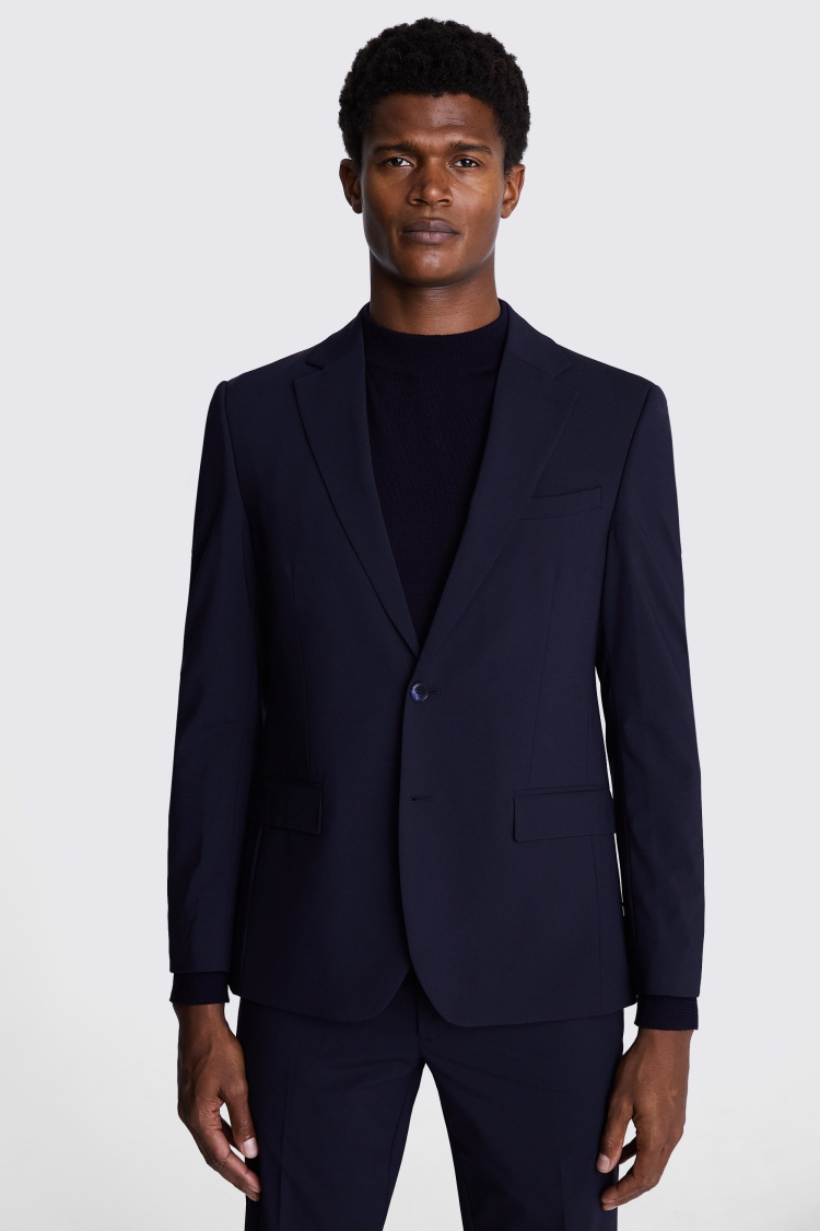 Deep navy hot sale suit