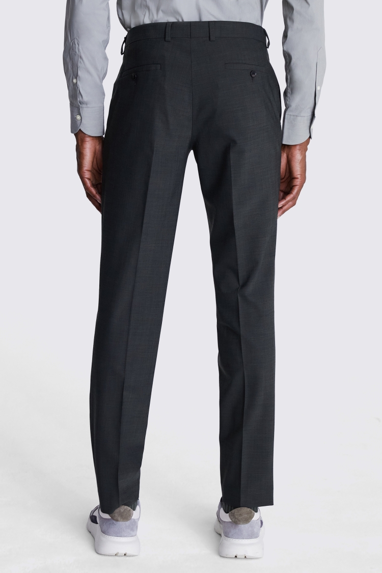 Extra Slim Dusty Pink Wool-blend Flannel Suit Pant