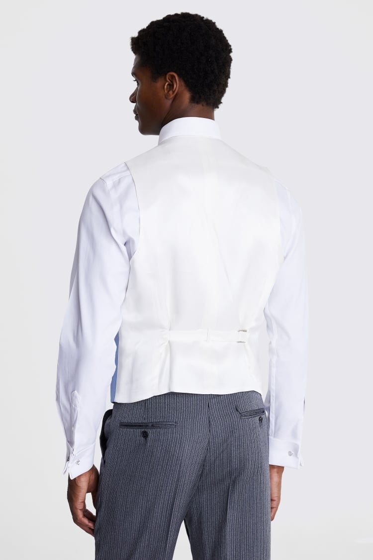 Tailored Fit Sky Morning Waistcoat | Buy Online at Moss