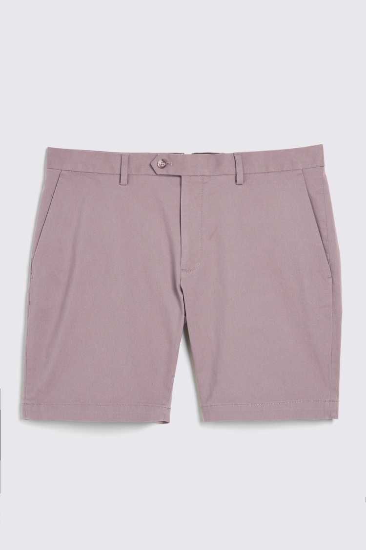 Slim Fit Dusty Pink Chino Shorts