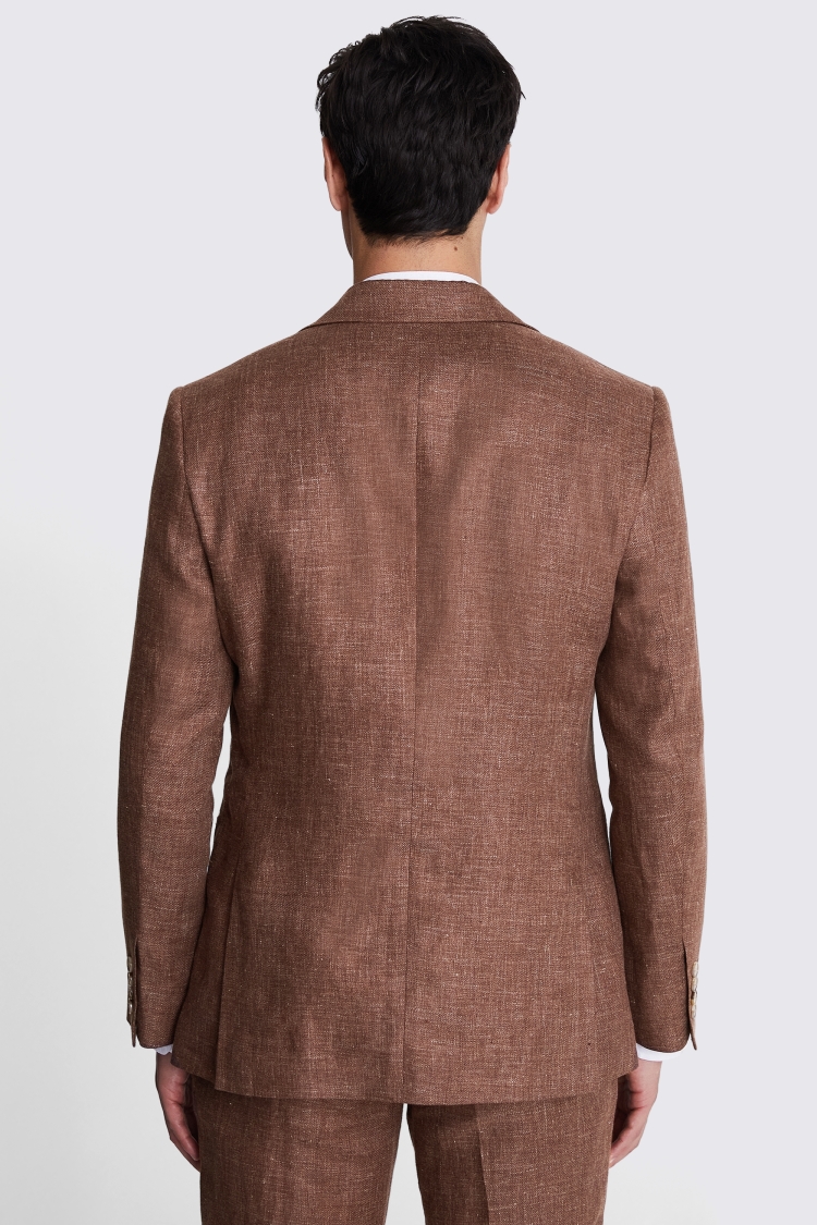 Tailored Fit Copper Linen Suit