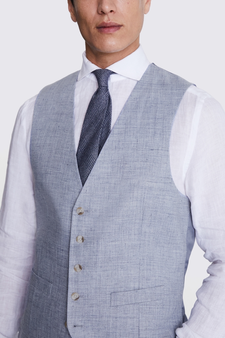 grey jacket blue waistcoat