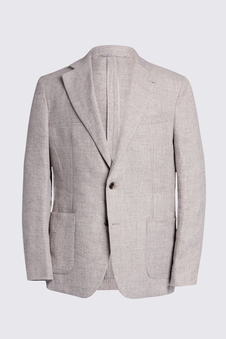 Italian Tailored Fit Taupe Jacket