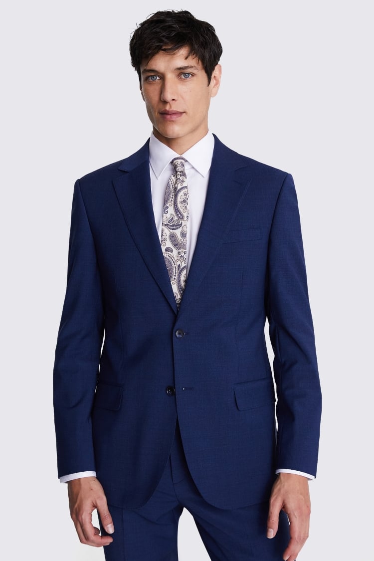 Tailored Fit Blue Performance Suit