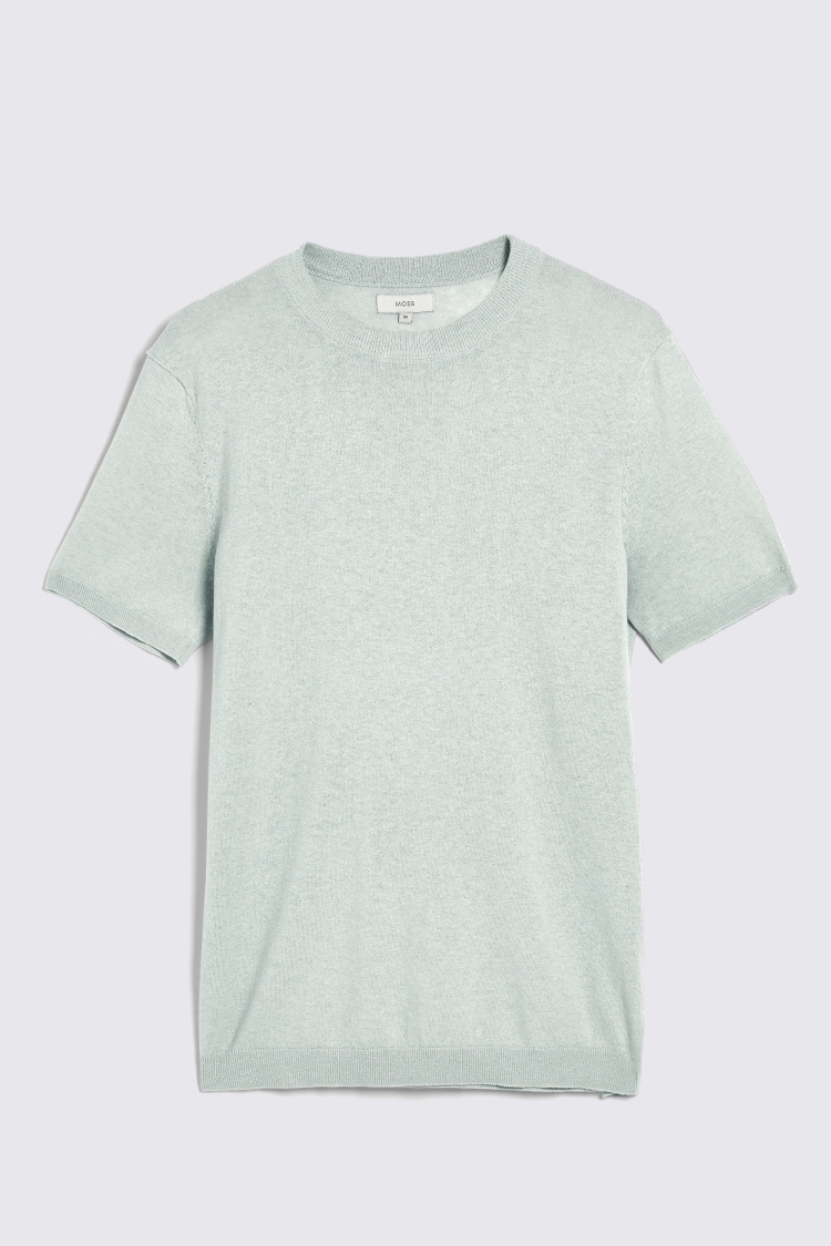 Linen Blend Light Sage T-shirt