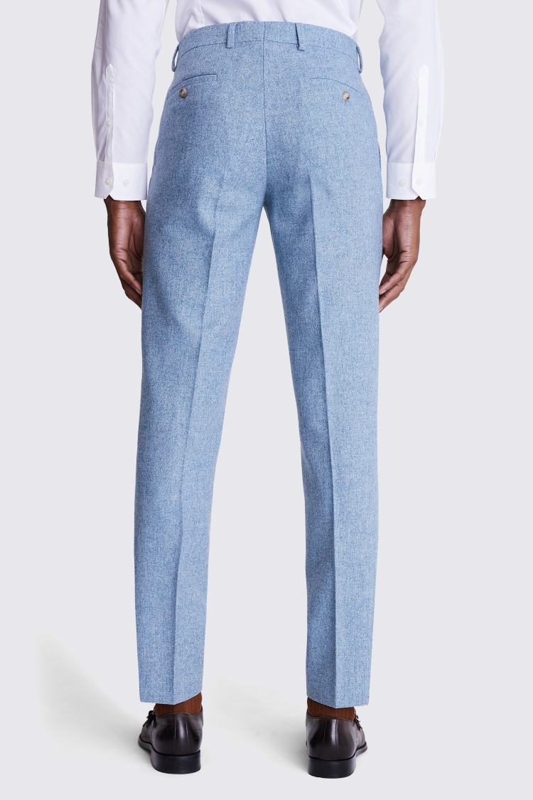 Tailored Fit Aqua Donegal Trousers 