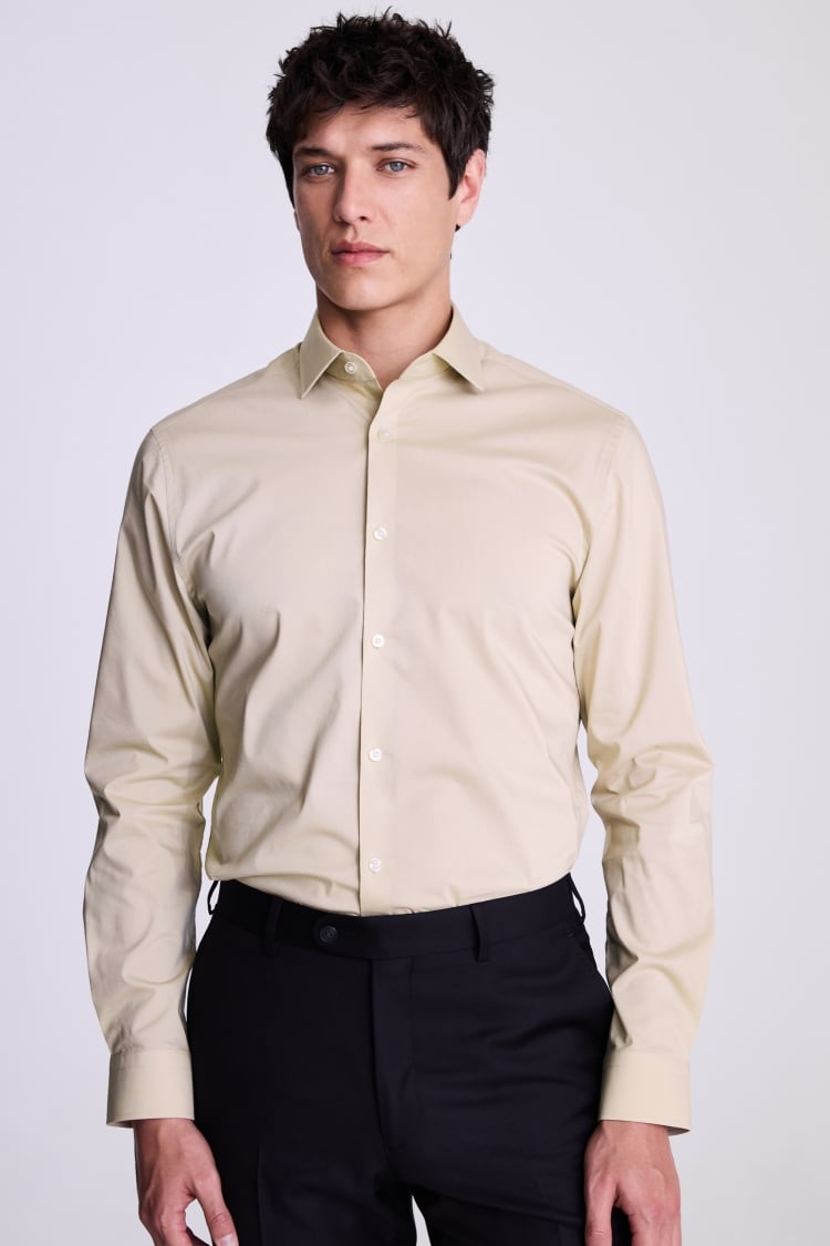 Slim Fit Neutral Stretch Shirt 