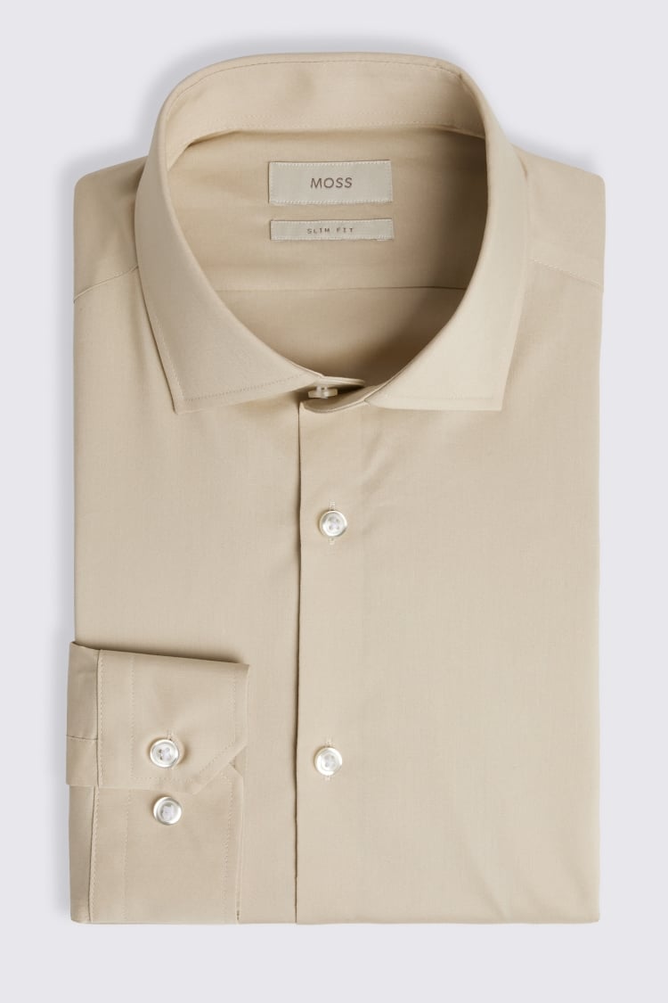 Slim Fit Neutral Stretch Shirt 