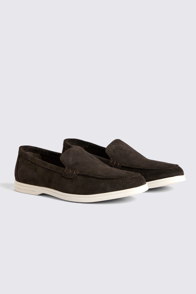 Lewisham Brown Suede Casual Loafer