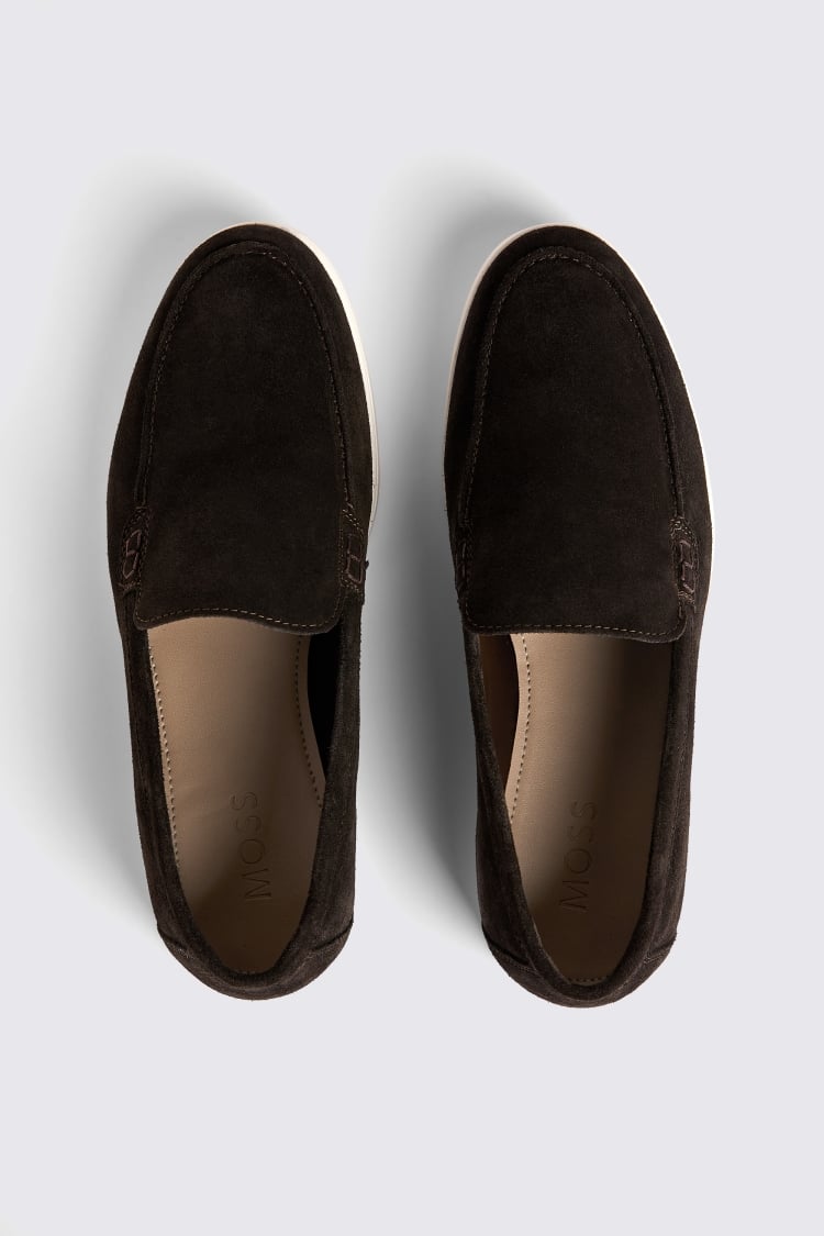 Lewisham Brown Suede Casual Loafers