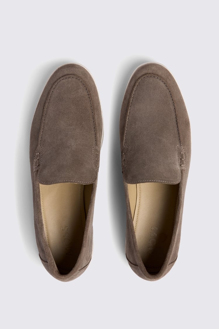 Lewisham Almond Suede Casual Loafer