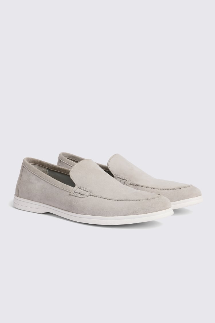 Lewisham Taupe Suede Casual Loafer