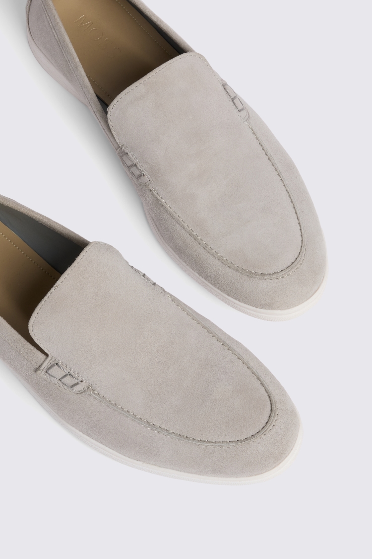 Lewisham Taupe Suede Casual Loafers