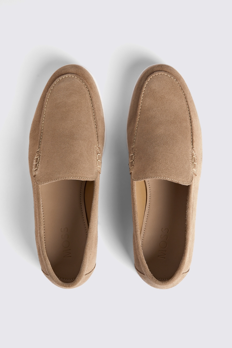 Lewisham Camel Suede Casual Loafers