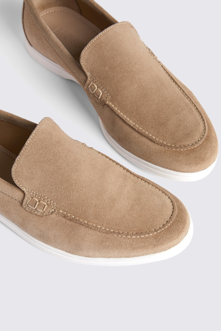 Lewisham Camel Suede Casual Loafers