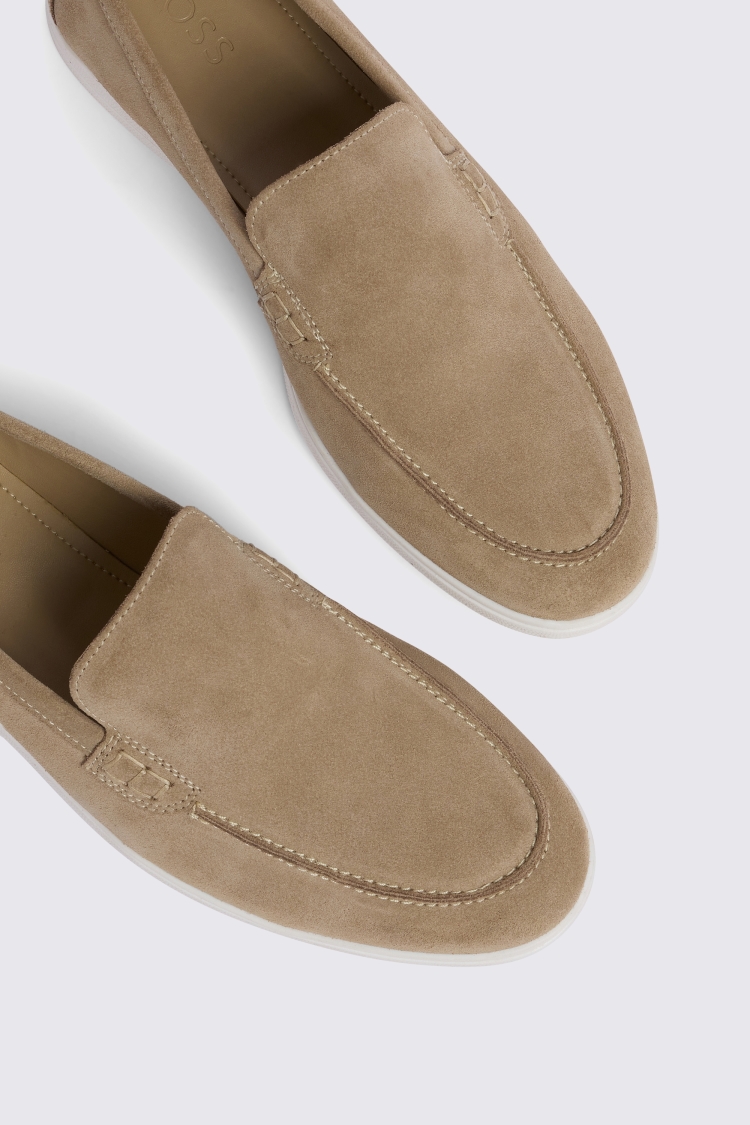 Lewisham Camel Suede Casual Loafers