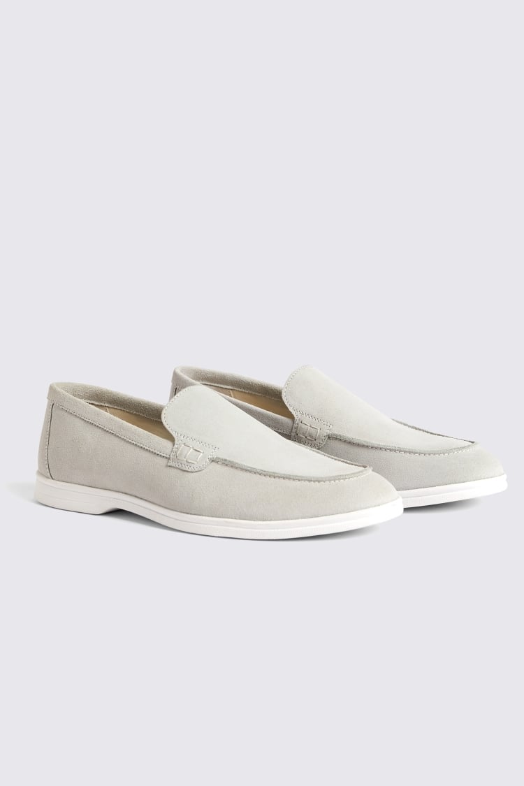 Lewisham Ivory Suede Casual Loafers
