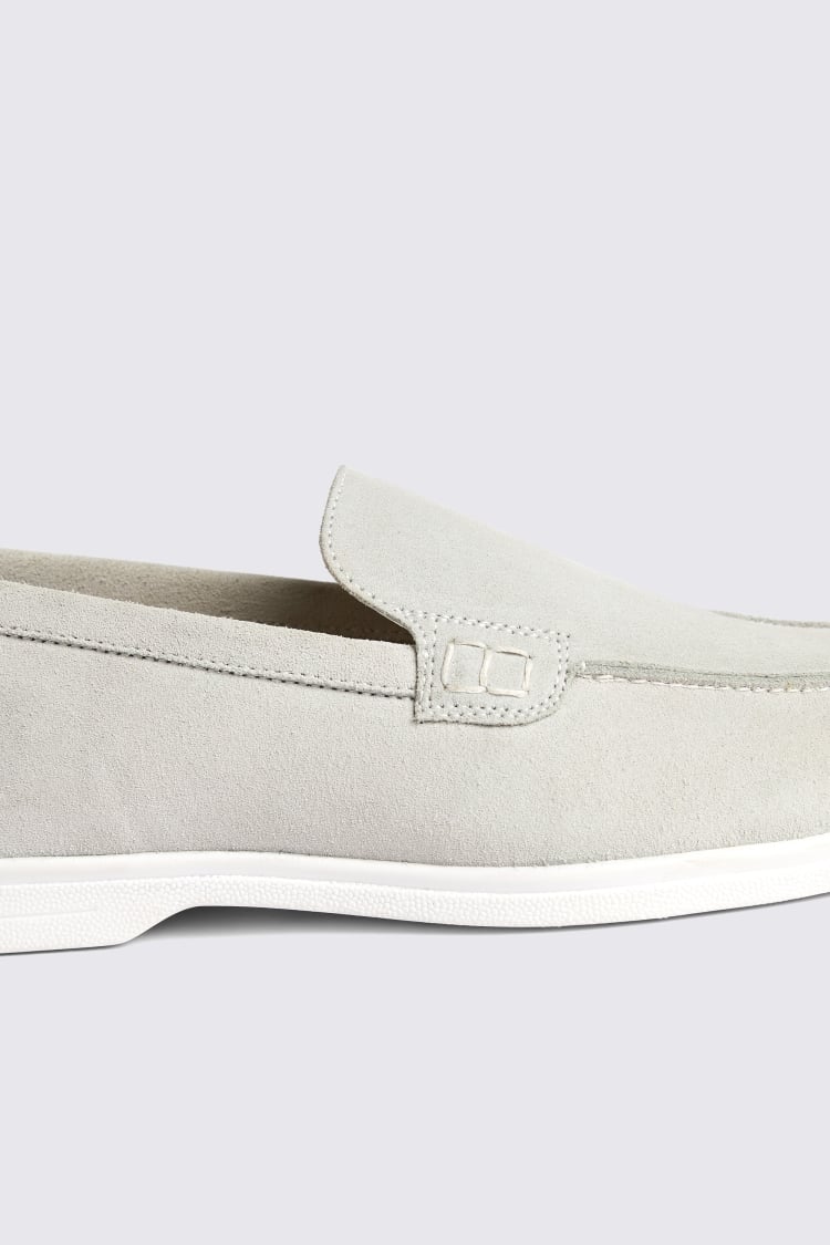 Lewisham Ivory Suede Casual Loafers