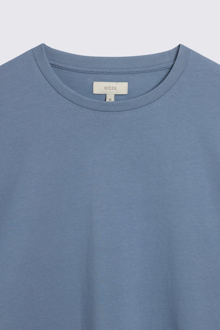 Flintstone Blue Crew-Neck T-Shirt