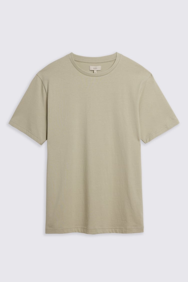 Light Sage Crew-Neck T-Shirt