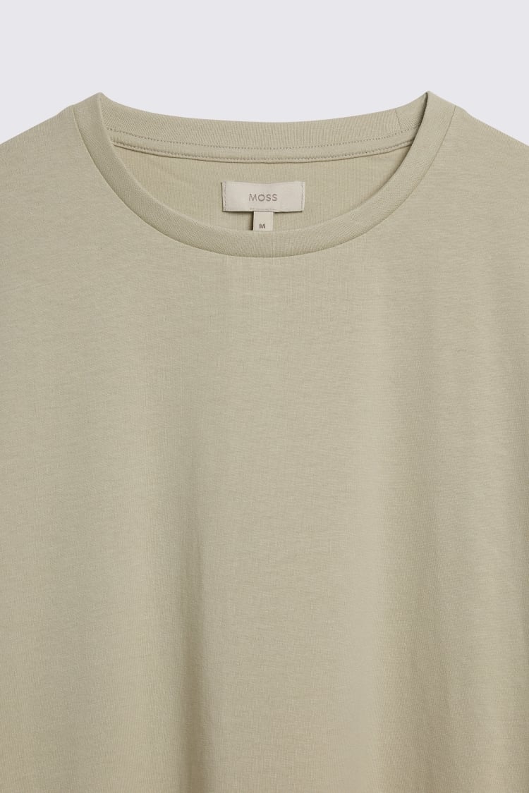 Light Sage Crew-Neck T-Shirt