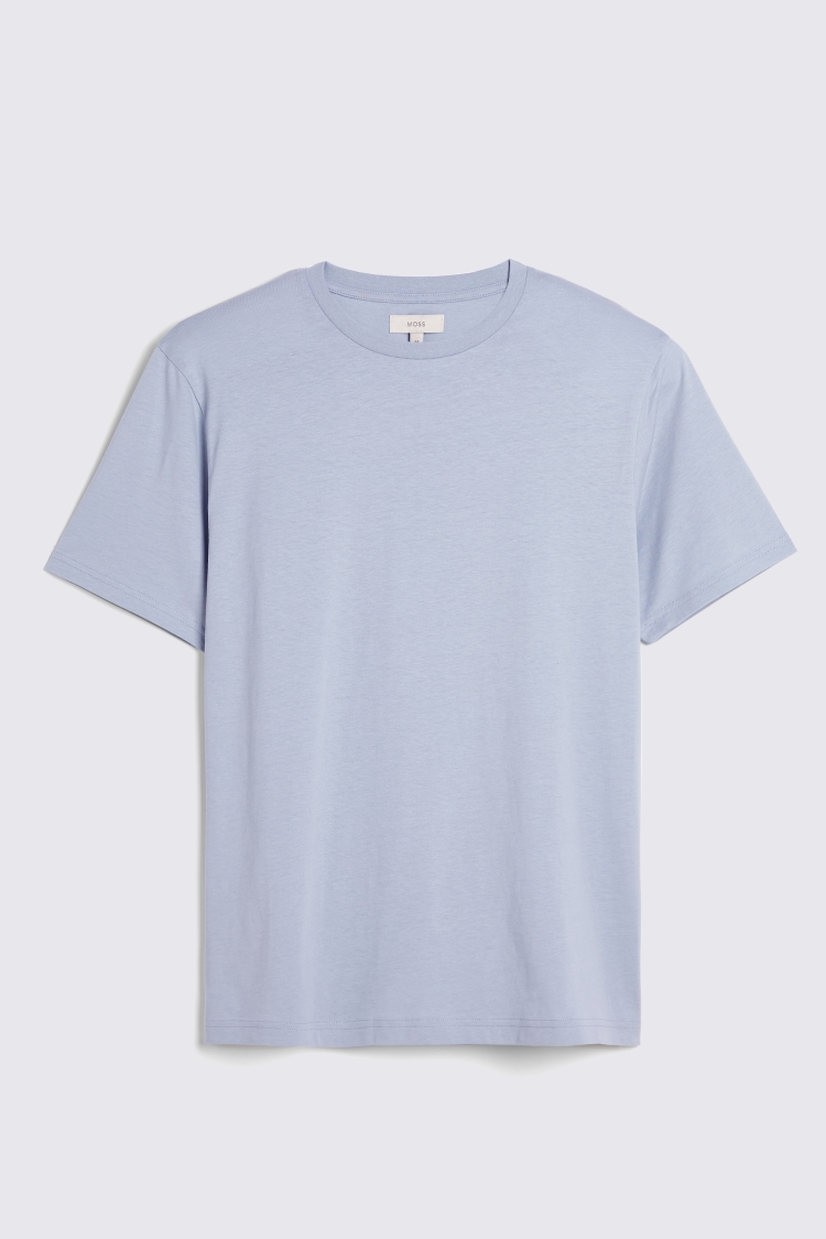 Light Blue Crew-Neck T-Shirt