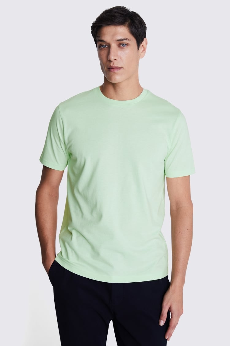 Light Green Crew-Neck T-Shirt