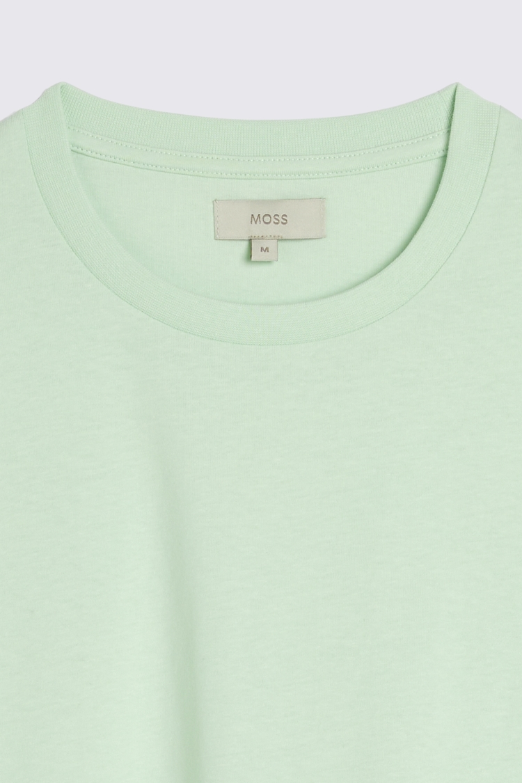Light Green Crew-Neck T-Shirt