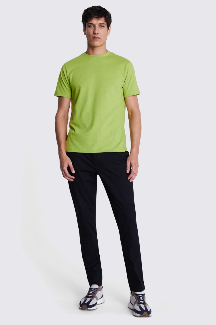 Lime Green Crew-Neck T-Shirt