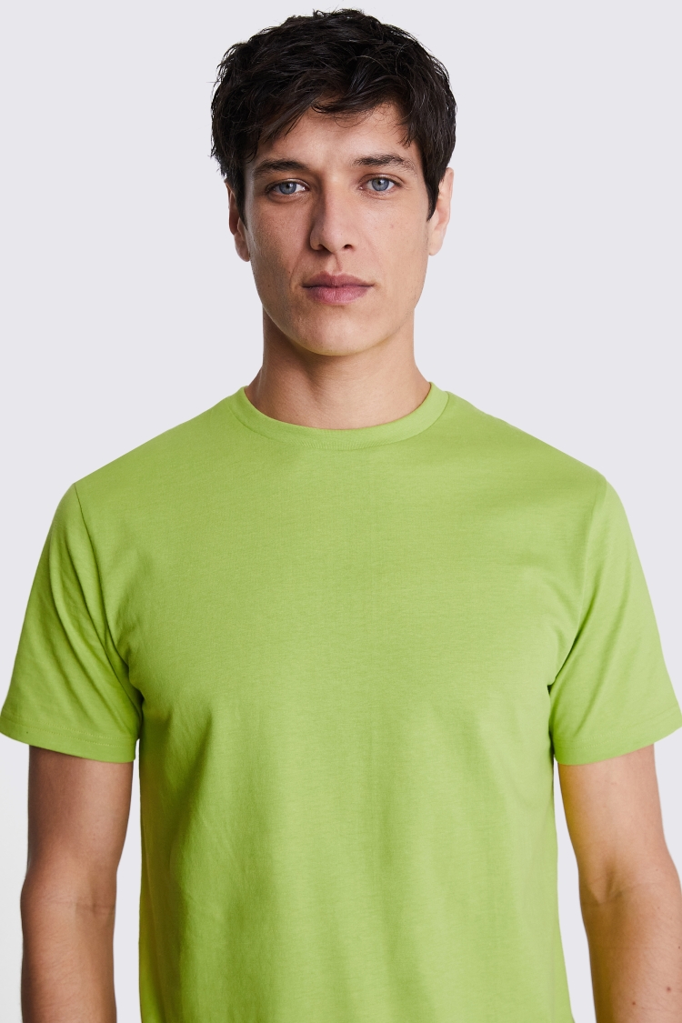 Lime Green Crew-Neck T-Shirt