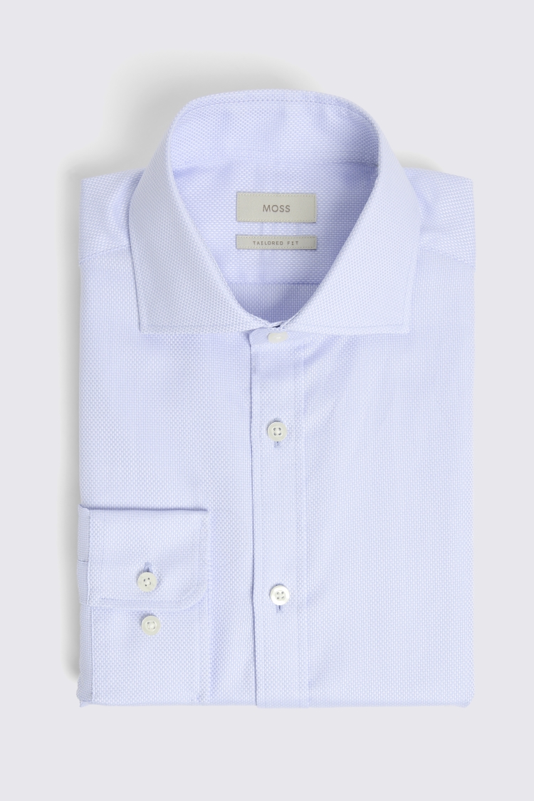 Tailored Fit Sky Dobby Shirt