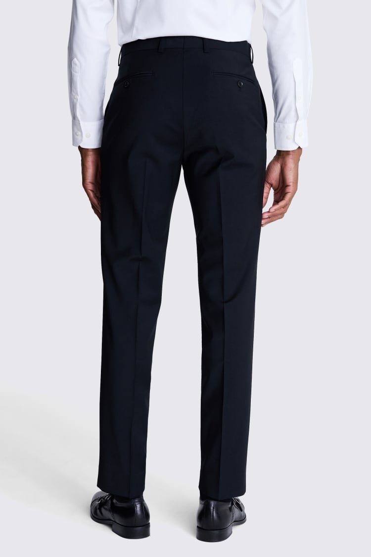 Tailored Performance Fit Black Trousers