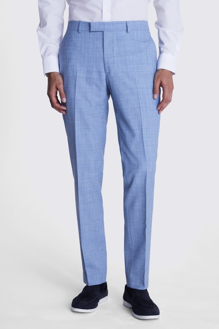 Slim Fit Sky Marl Trouser