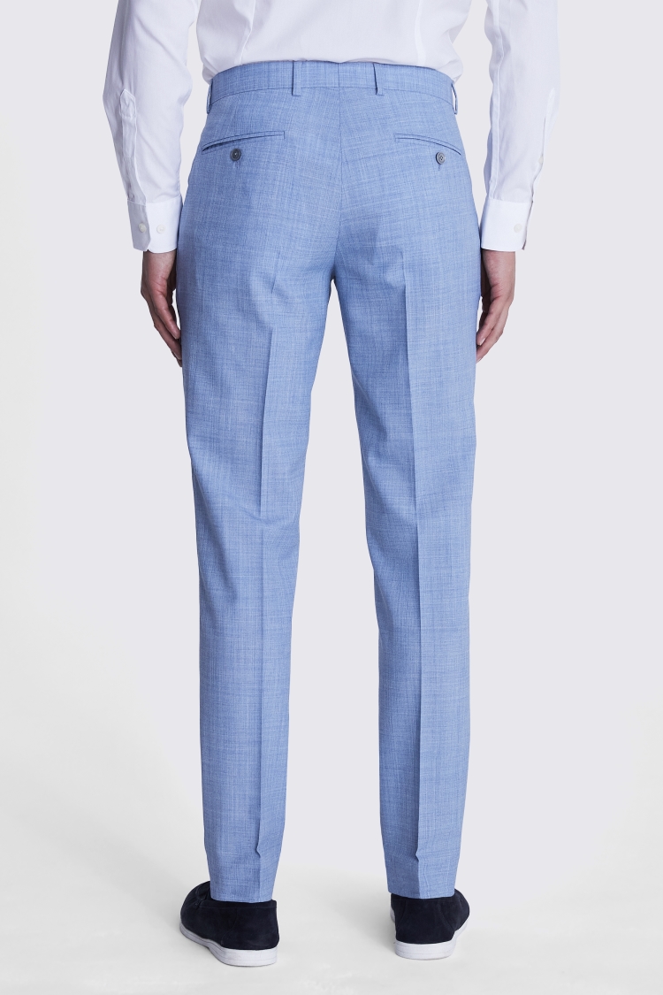 Slim Fit Sky Marl Trouser