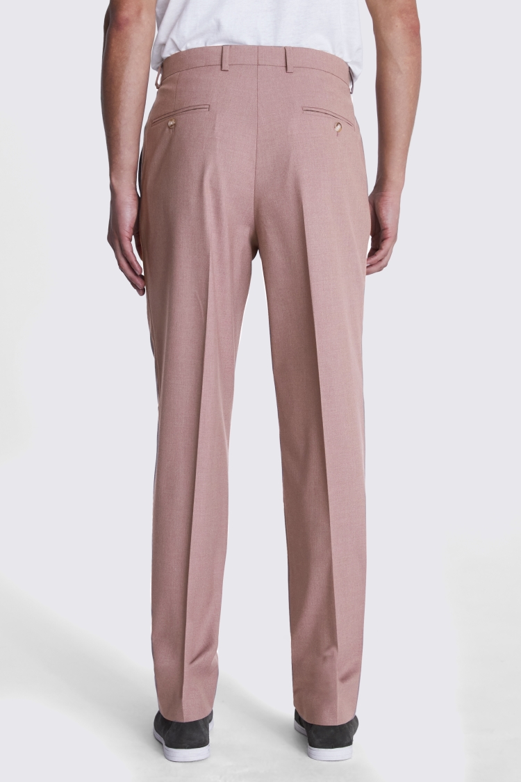 Relaxed Fit Dusty Pink Flannel Pants