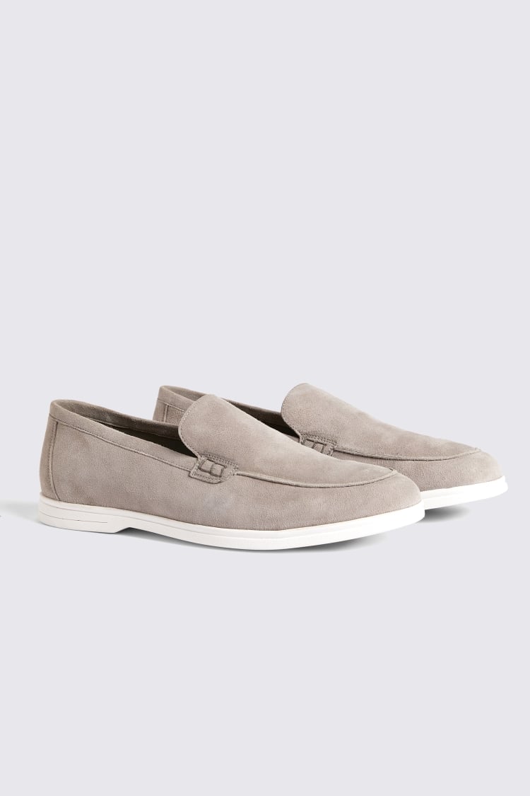 Lewisham Taupe Suede Casual Loafer