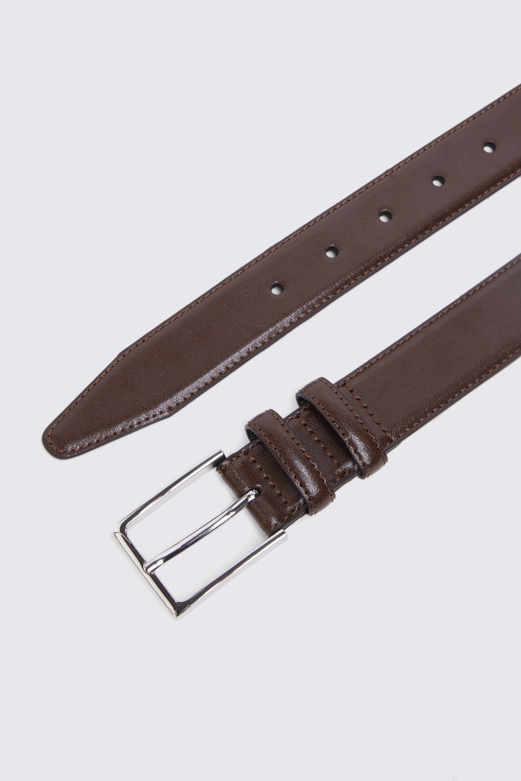 Classic Brown Leather Belt