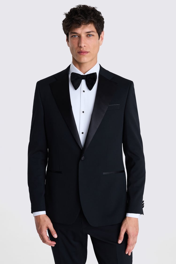 Ted Baker Tailored Fit Black Notch Lapel Tuxedo