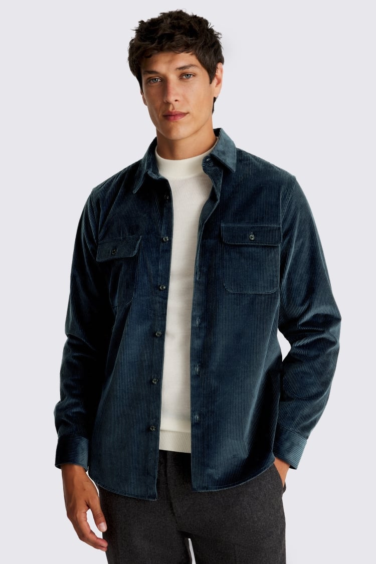Ink Corduroy Overshirt