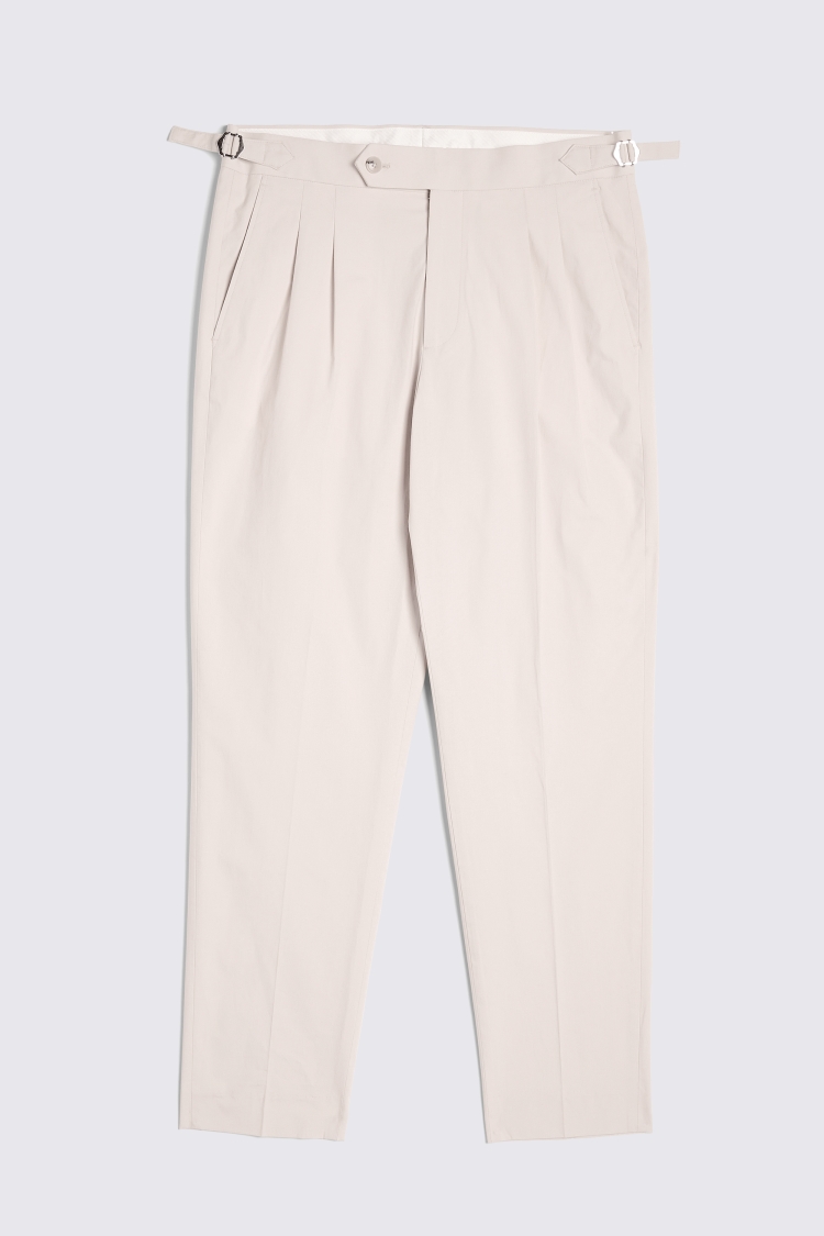 Light Camel Pleated Pants