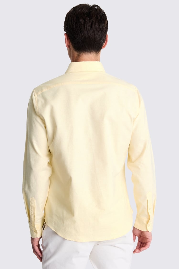 Yellow Washed Oxford Shirt