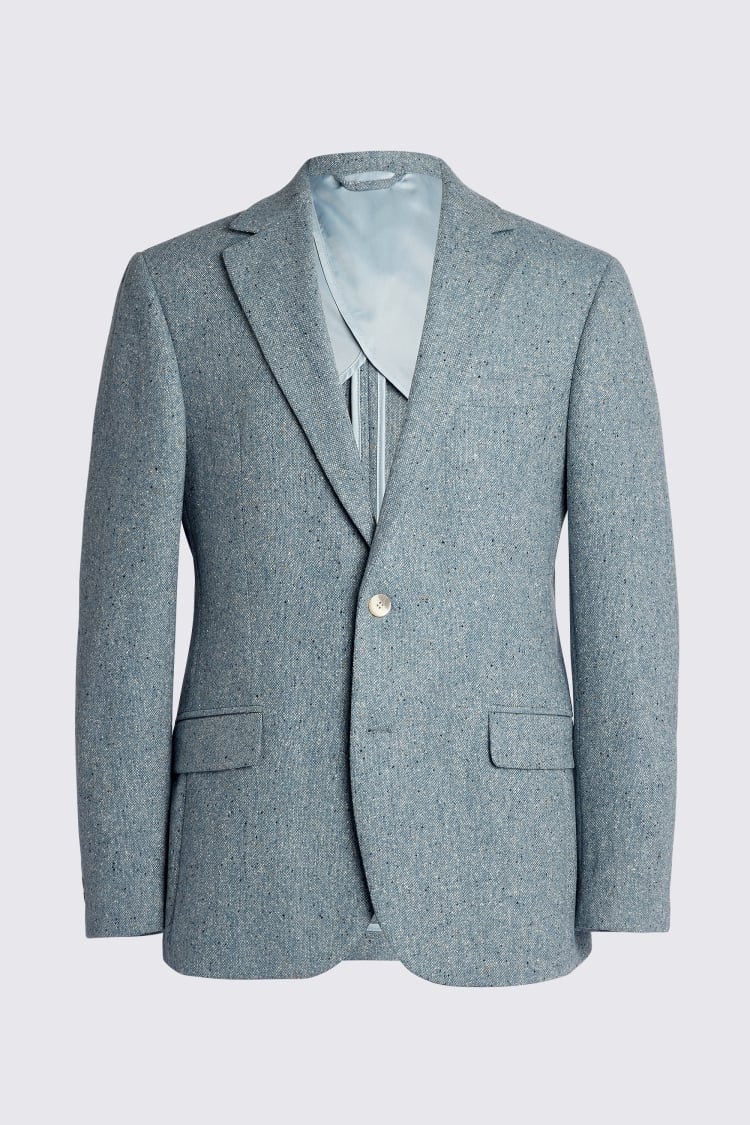 Tailored Fit Duck Egg Donegal Suit